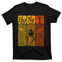 Honey Periodic Table Elements Beekeeper Retro Apiarist T-Shirt