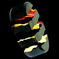 Hockey Puck Tear Impact Tech Backpack