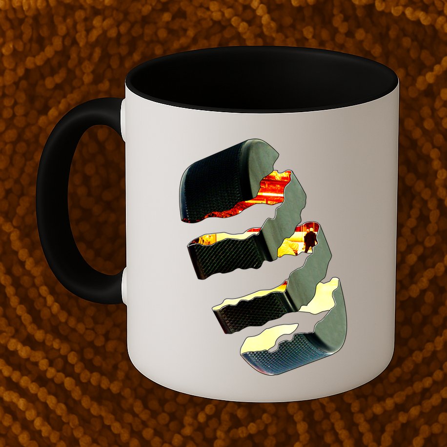 Hockey Puck Tear Mug