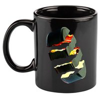 Hockey Puck Tear 11oz C Handle Ceramic Mug