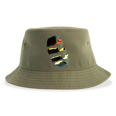 Hockey Puck Tear Sustainable Bucket Hat