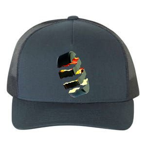 Hockey Puck Tear Yupoong Adult 5-Panel Trucker Hat