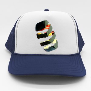 Hockey Puck Tear Trucker Hat