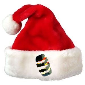 Hockey Puck Tear Premium Christmas Santa Hat