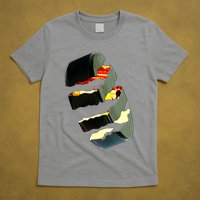 Hockey Puck Tear T-Shirt