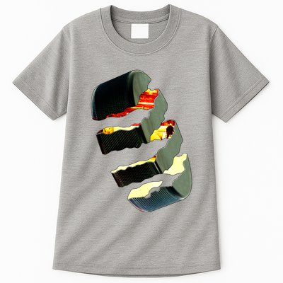 Hockey Puck Tear Tall T-Shirt