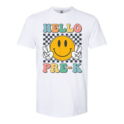 Hello PreK Teachers Smile Team Pre K Back to School Softstyle CVC T-Shirt