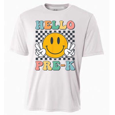 Hello PreK Teachers Smile Team Pre K Back to School Cooling Performance Crew T-Shirt