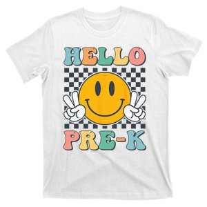 Hello PreK Teachers Smile Team Pre K Back to School T-Shirt