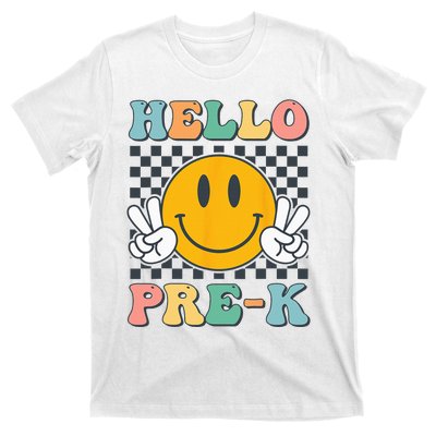 Hello PreK Teachers Smile Team Pre K Back to School T-Shirt