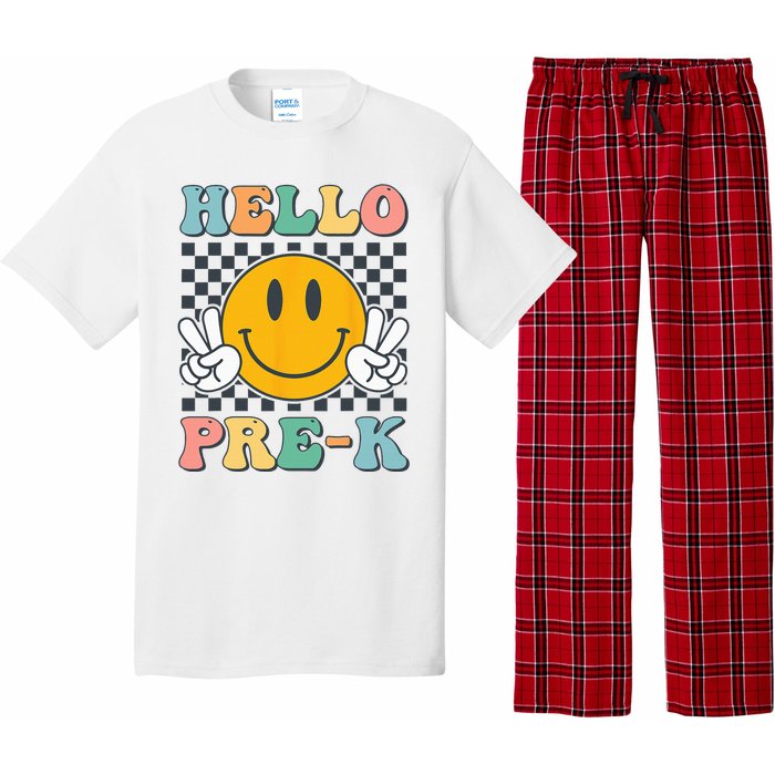 Hello PreK Teachers Smile Team Pre K Back to School Pajama Set