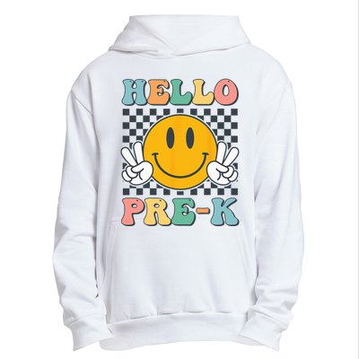 Hello PreK Teachers Smile Team Pre K Back to School Urban Pullover Hoodie