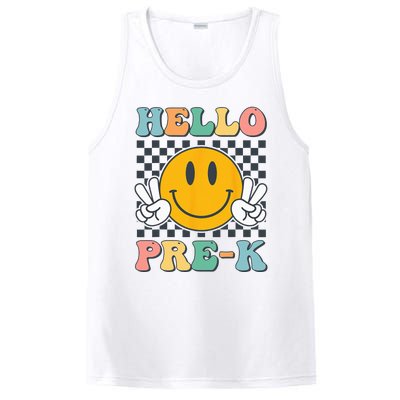 Hello PreK Teachers Smile Team Pre K Back to School PosiCharge Competitor Tank