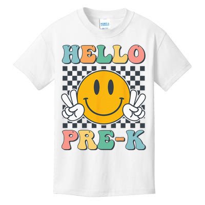 Hello PreK Teachers Smile Team Pre K Back to School Kids T-Shirt