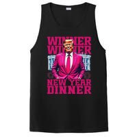 Humor Pinke Trump Winner Winner New YearS Dinner 2025 Trump PosiCharge Competitor Tank