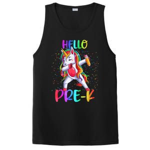 Hello Prek Unicorn Back To School PosiCharge Competitor Tank