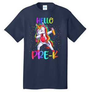 Hello Prek Unicorn Back To School Tall T-Shirt