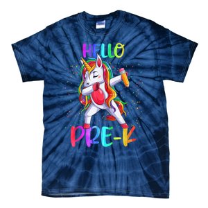 Hello Prek Unicorn Back To School Tie-Dye T-Shirt