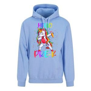 Hello Prek Unicorn Back To School Unisex Surf Hoodie