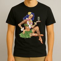 Hawaiian Pin Up T-Shirt