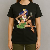 Hawaiian Pin Up T-Shirt