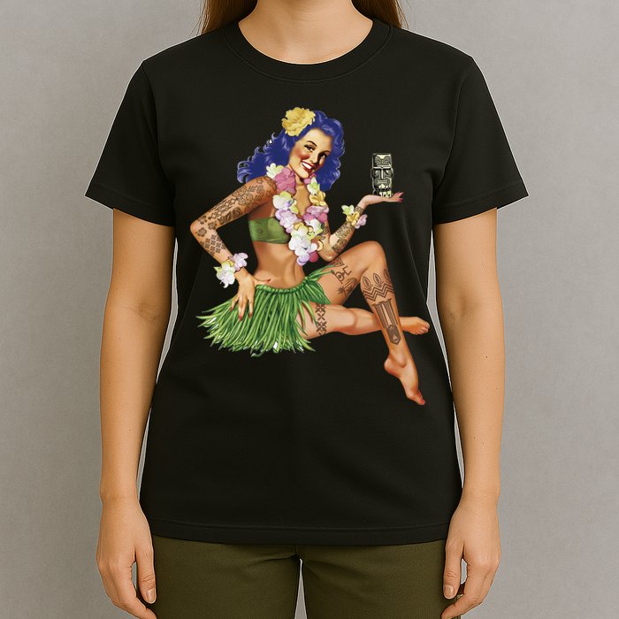 Hawaiian Pin Up T-Shirt