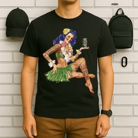 Hawaiian Pin Up T-Shirt