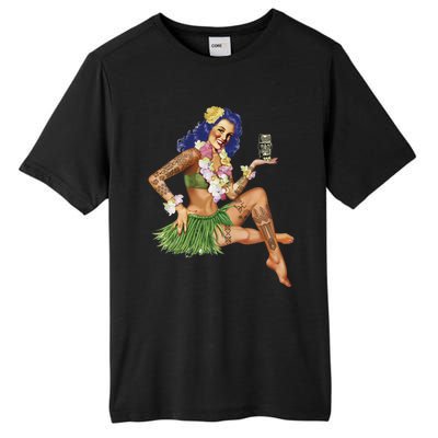 Hawaiian Pin Up Tall Fusion ChromaSoft Performance T-Shirt