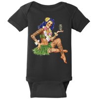 Hawaiian Pin Up Baby Bodysuit