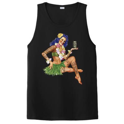 Hawaiian Pin Up PosiCharge Competitor Tank