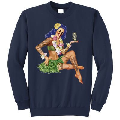 Hawaiian Pin Up Sweatshirt