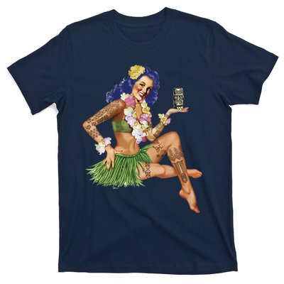 Hawaiian Pin Up T-Shirt