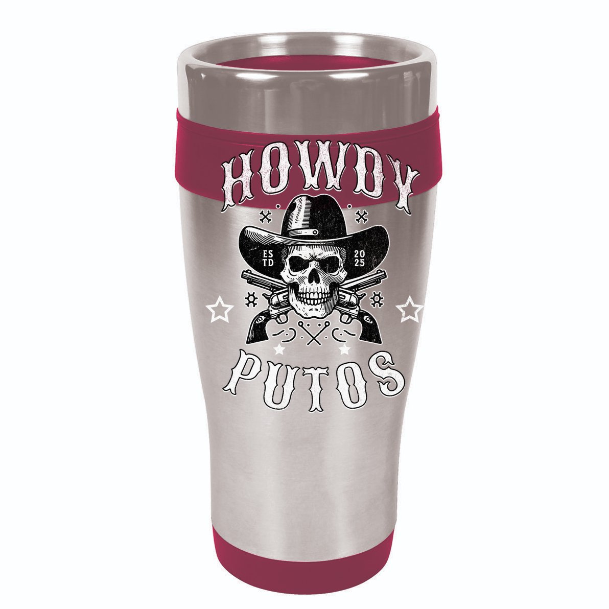 Howdy Putos Vintage Western Cowboy Skull Infant Baby Jersey Bodysuit