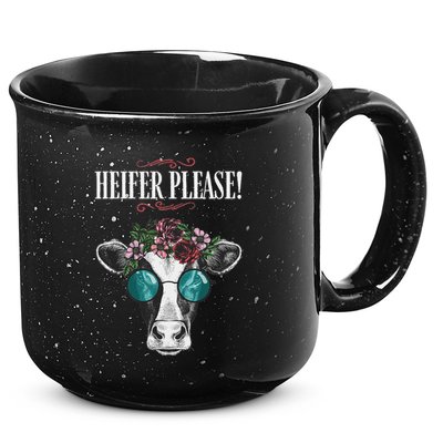 Heifer Please Vintage Country Sayings Heifer 15oz Campfire Ceramic Mug
