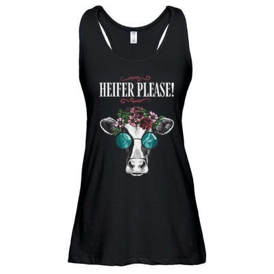 Heifer Please Vintage Country Sayings Heifer Ladies Essential Flowy Tank