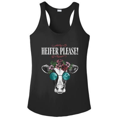 Heifer Please Vintage Country Sayings Heifer Ladies PosiCharge Competitor Racerback Tank