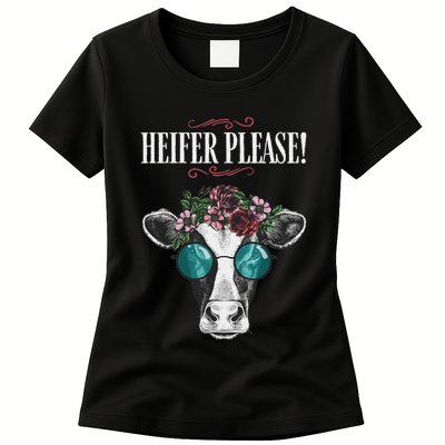 Heifer Please Vintage Country Sayings Heifer Womens T-Shirt