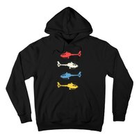 Helicopter Pilot Vintage Aviation Flying Helicopters Pilots Hoodie