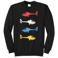 Helicopter Pilot Vintage Aviation Flying Helicopters Pilots Sweatshirt