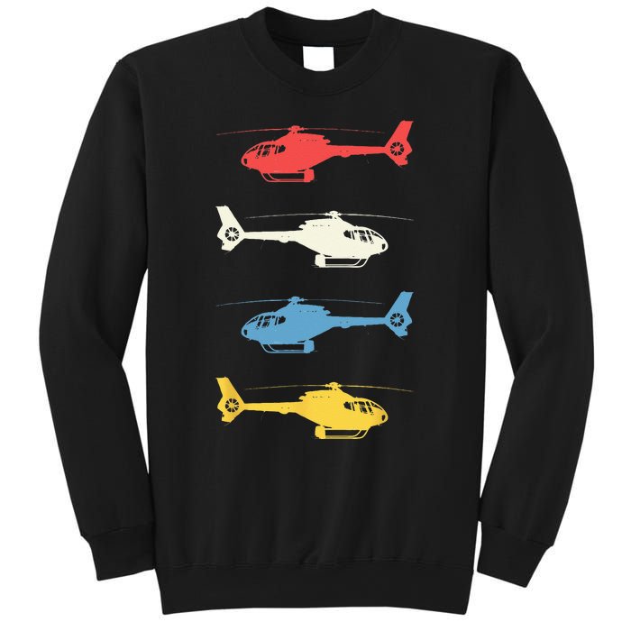 Helicopter Pilot Vintage Aviation Flying Helicopters Pilots Sweatshirt