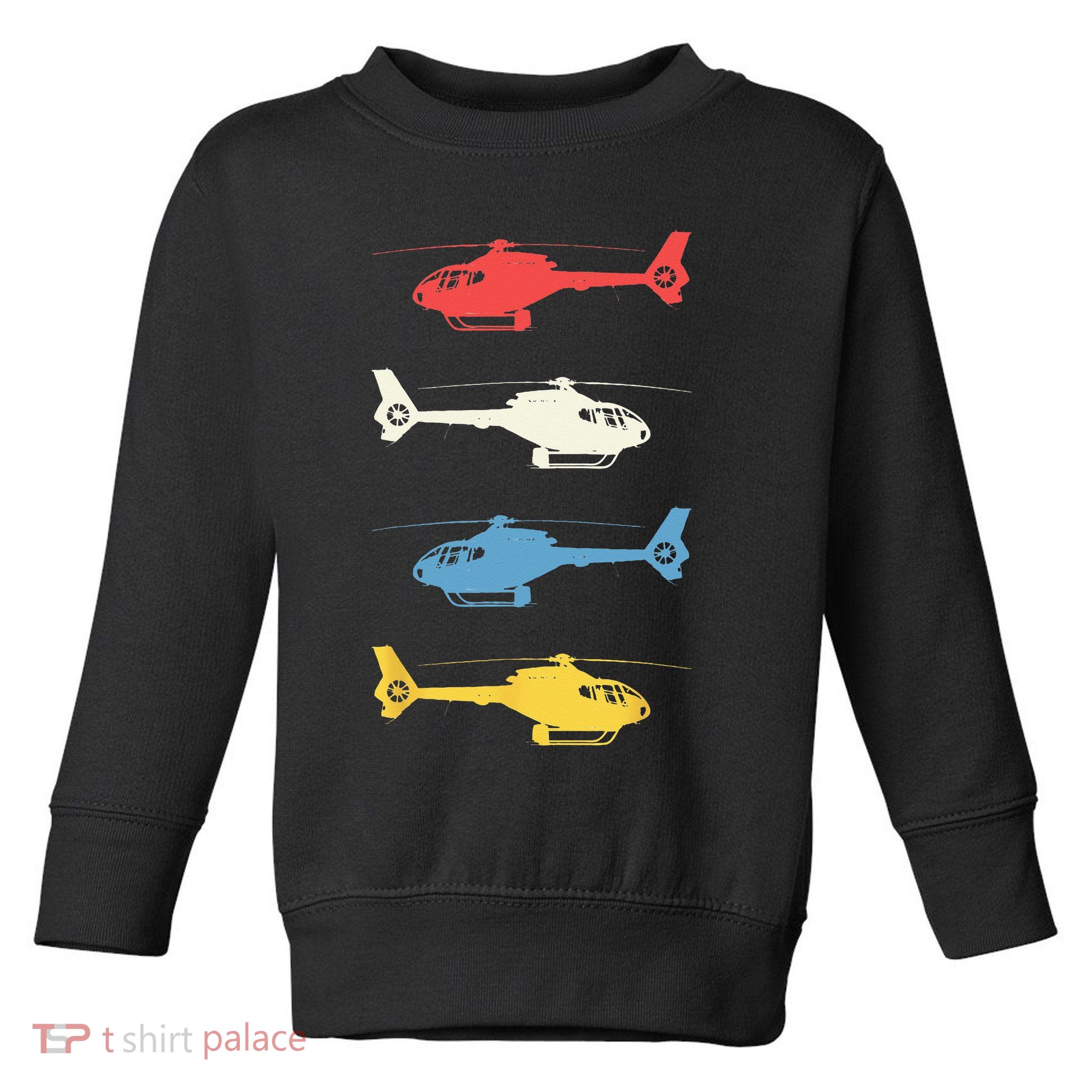 Helicopter Pilot Vintage Aviation Flying Helicopters Pilots Toddler Sweatshirt