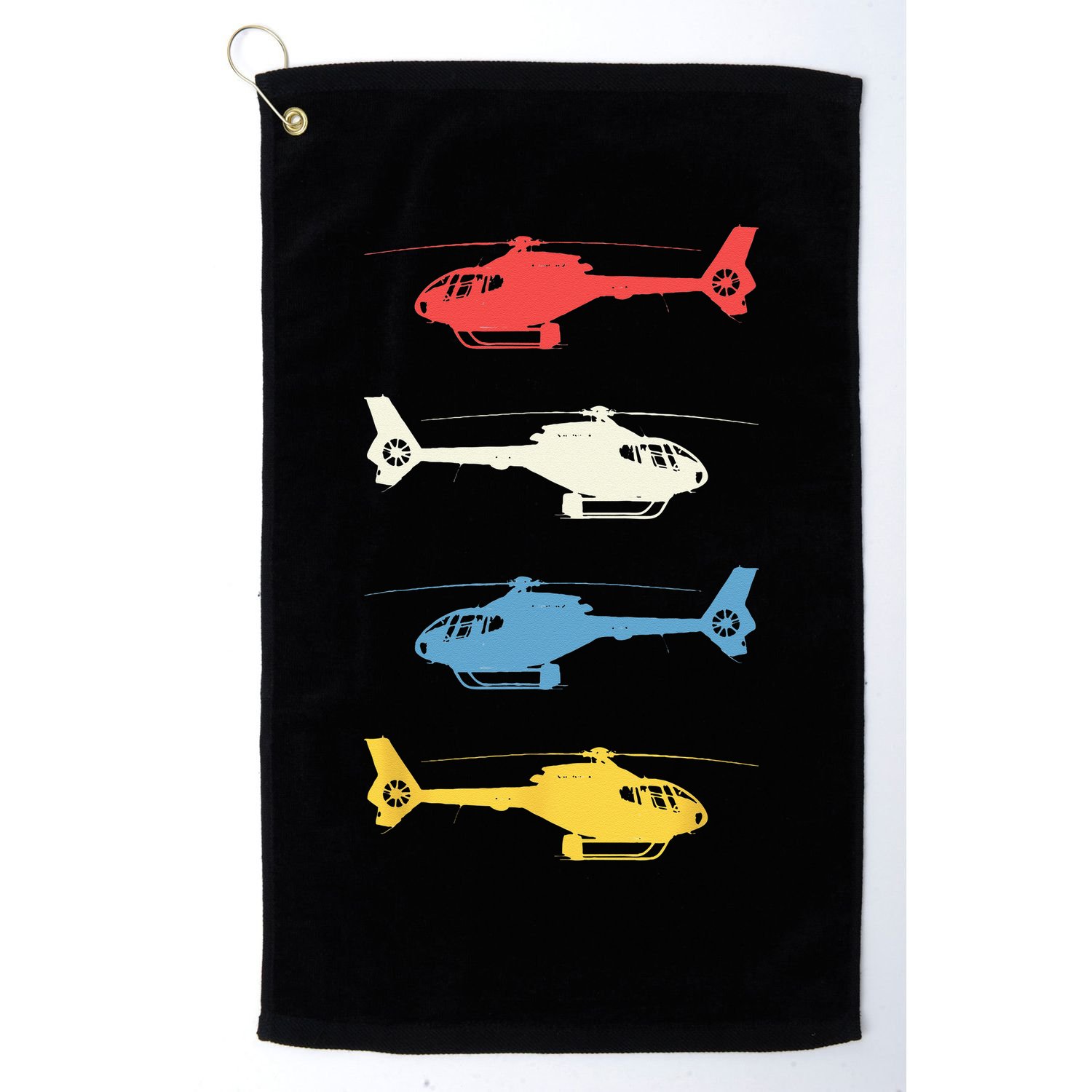 Helicopter Pilot Vintage Aviation Flying Helicopters Pilots Golf Towel