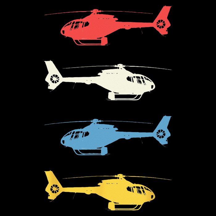 Helicopter Pilot Vintage Aviation Flying Helicopters Pilots Women's V-Neck T-Shirt
