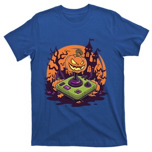 Halloween Pumpkin Video Gamer Controller Gaming Games Funny Gift T-Shirt