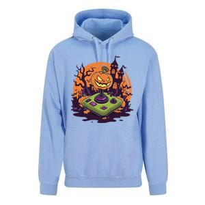 Halloween Pumpkin Video Gamer Controller Gaming Games Funny Gift Unisex Surf Hoodie