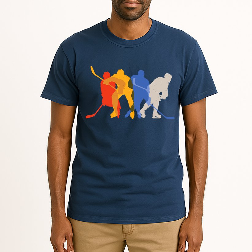 Hockey Players Vintage Retro Sports Gift Tall T-Shirt