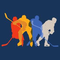 Hockey Players Vintage Retro Sports Gift Tall T-Shirt