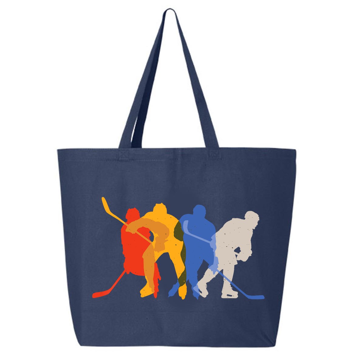 Hockey Players Vintage Retro Sports Gift 25L Jumbo Tote