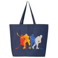 Hockey Players Vintage Retro Sports Gift 25L Jumbo Tote