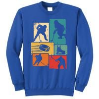 Hockey Player Vintage Ice Hockey Gift Sweatshirt